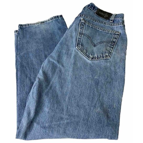VTG Silvertab Levi's 34x30 Straight +Relaxed (Actual 31x28) USA Grunge Jeans GUC - Picture 1 of 9